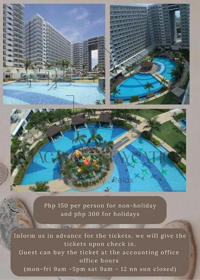 Magayon Staycation Shell Residences Mall Of Asia 马尼拉 0*,  菲律宾